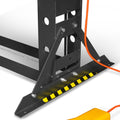 50 Ton H-Frame Air/Hydraulic Shop Press with Hand Winch & Press Pin Kit,  Fully Welded Steel Frame,  Safety Guard,  Foot Pedal Control,  HSP50