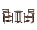 La Casa Café 3-Piece Round Bistro Dining Set
