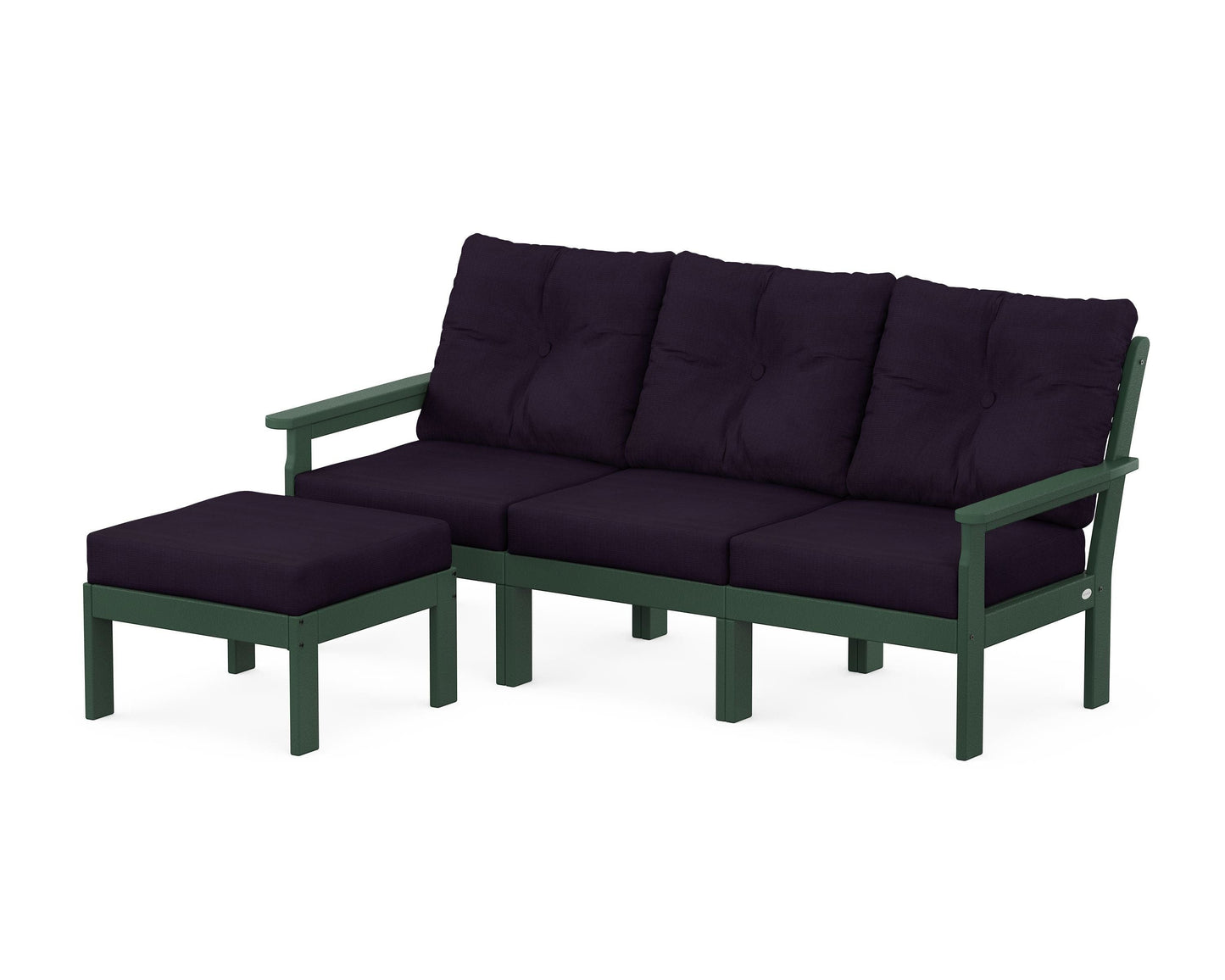 Vineyard 4-Piece Sectional with Ottoman