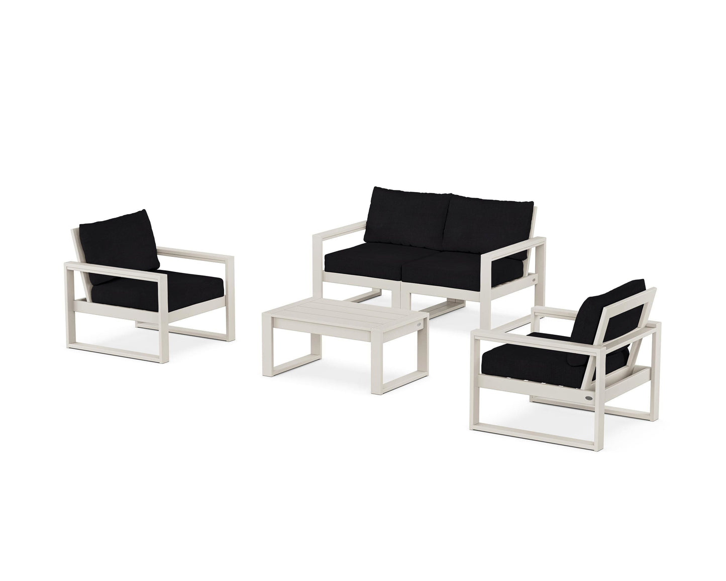 EDGE Sectional 4-Piece Deep Seating Set with Loveseat