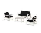 EDGE Sectional 4-Piece Deep Seating Set with Loveseat