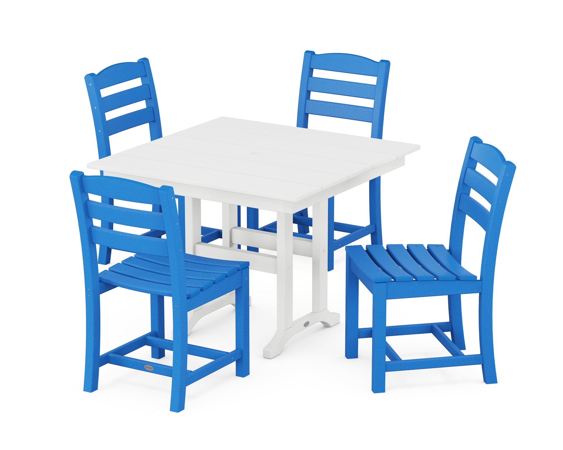 La Casa Café Side Chair 5-Piece Farmhouse Dining Set
