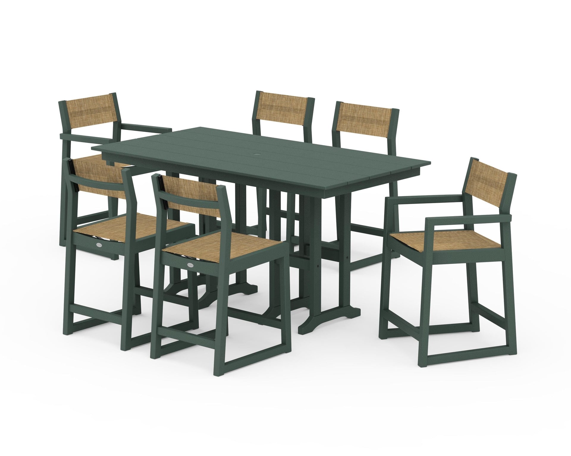 EDGE Sling 7-Piece Farmhouse Counter Set