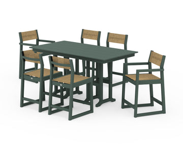 EDGE Sling 7-Piece Farmhouse Counter Set
