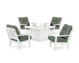 Oxford 5-Piece Deep Seating Set with Fire Pit Table