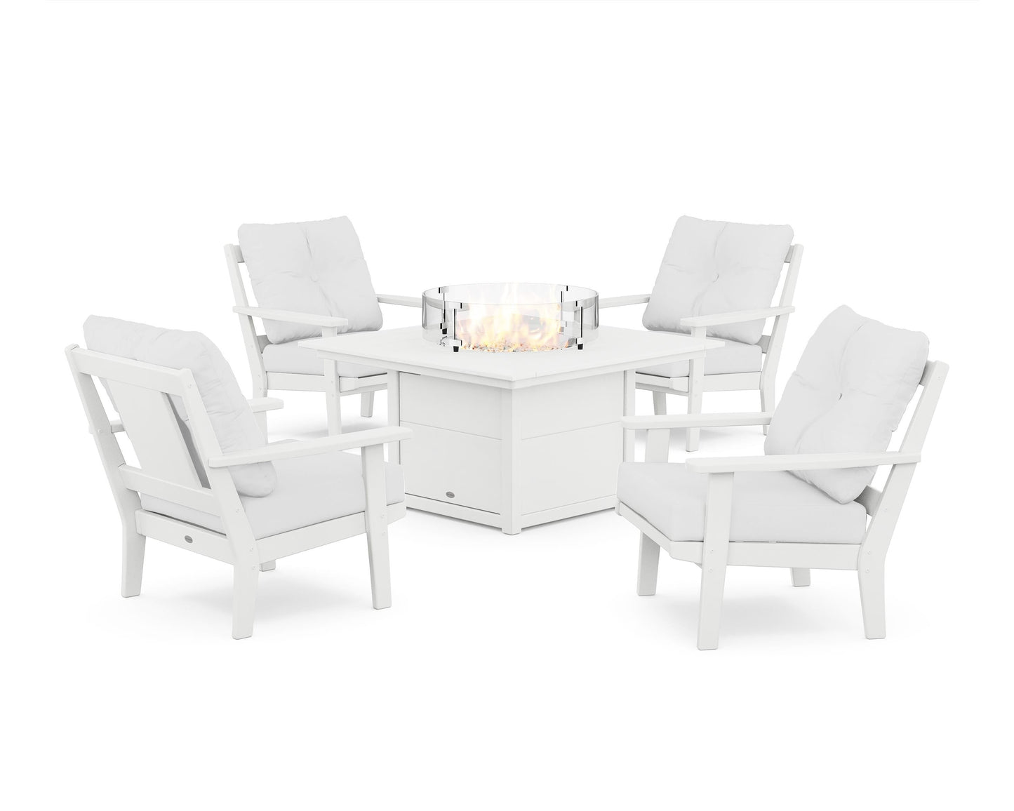 Prairie 5-Piece Deep Seating Set with Fire Pit Table