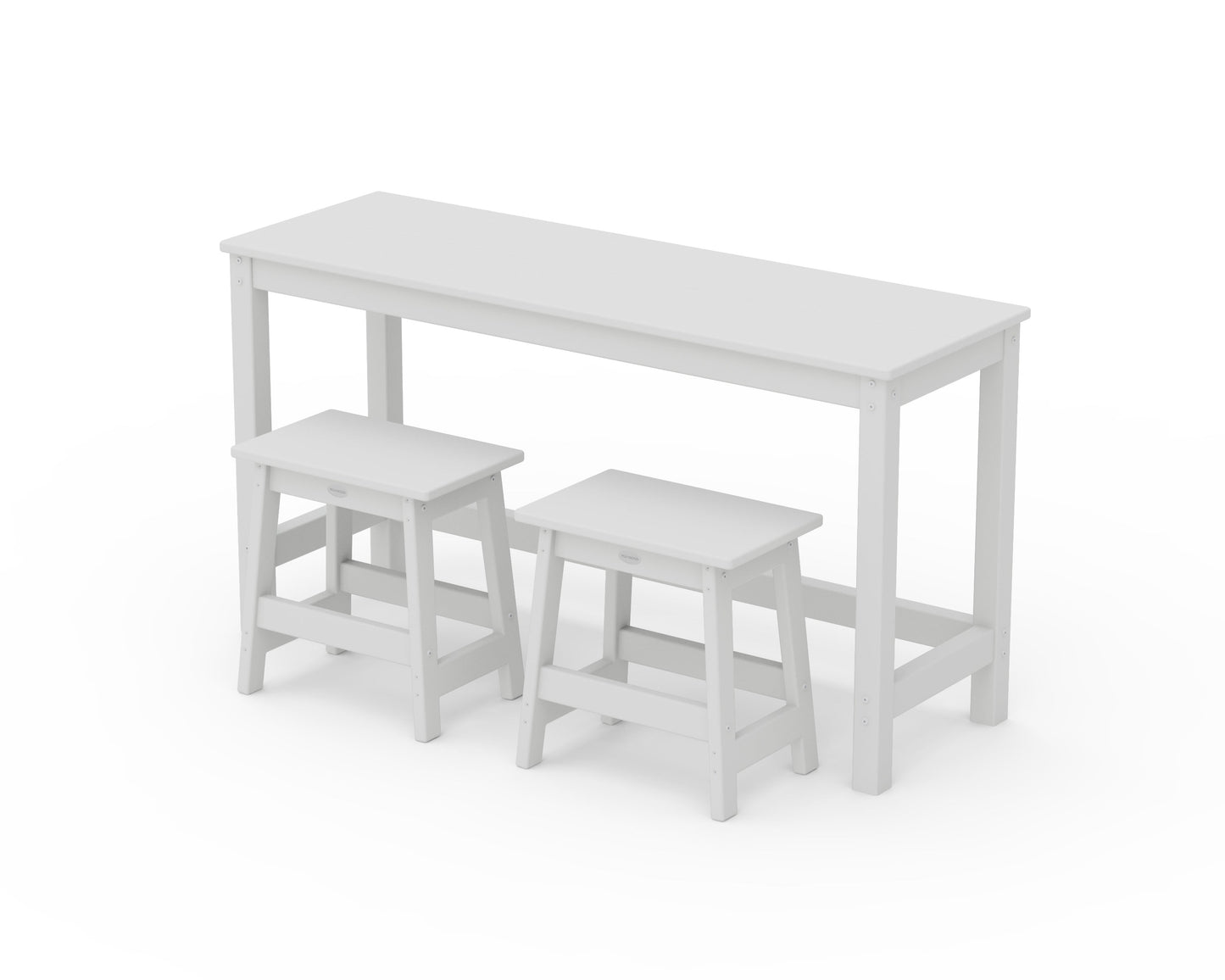 Modern Studio Stool 3-Piece Balcony Set