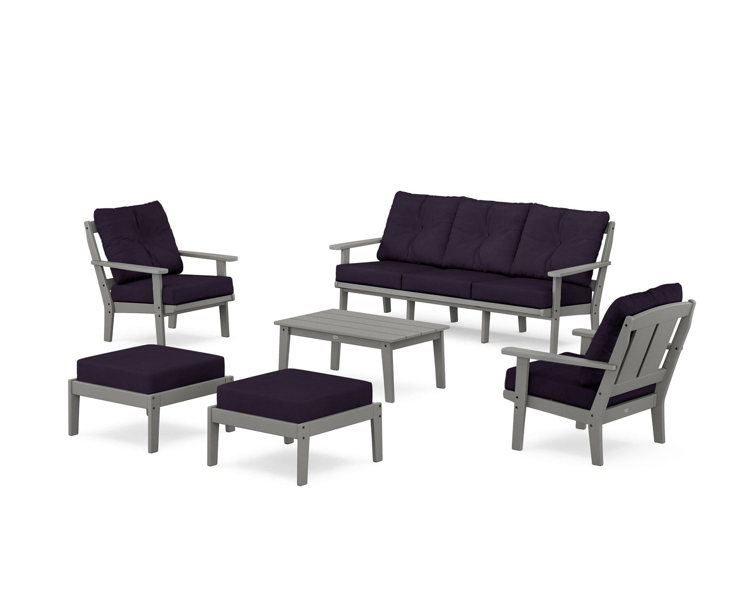 Mission 6-Piece Lounge Sofa Set