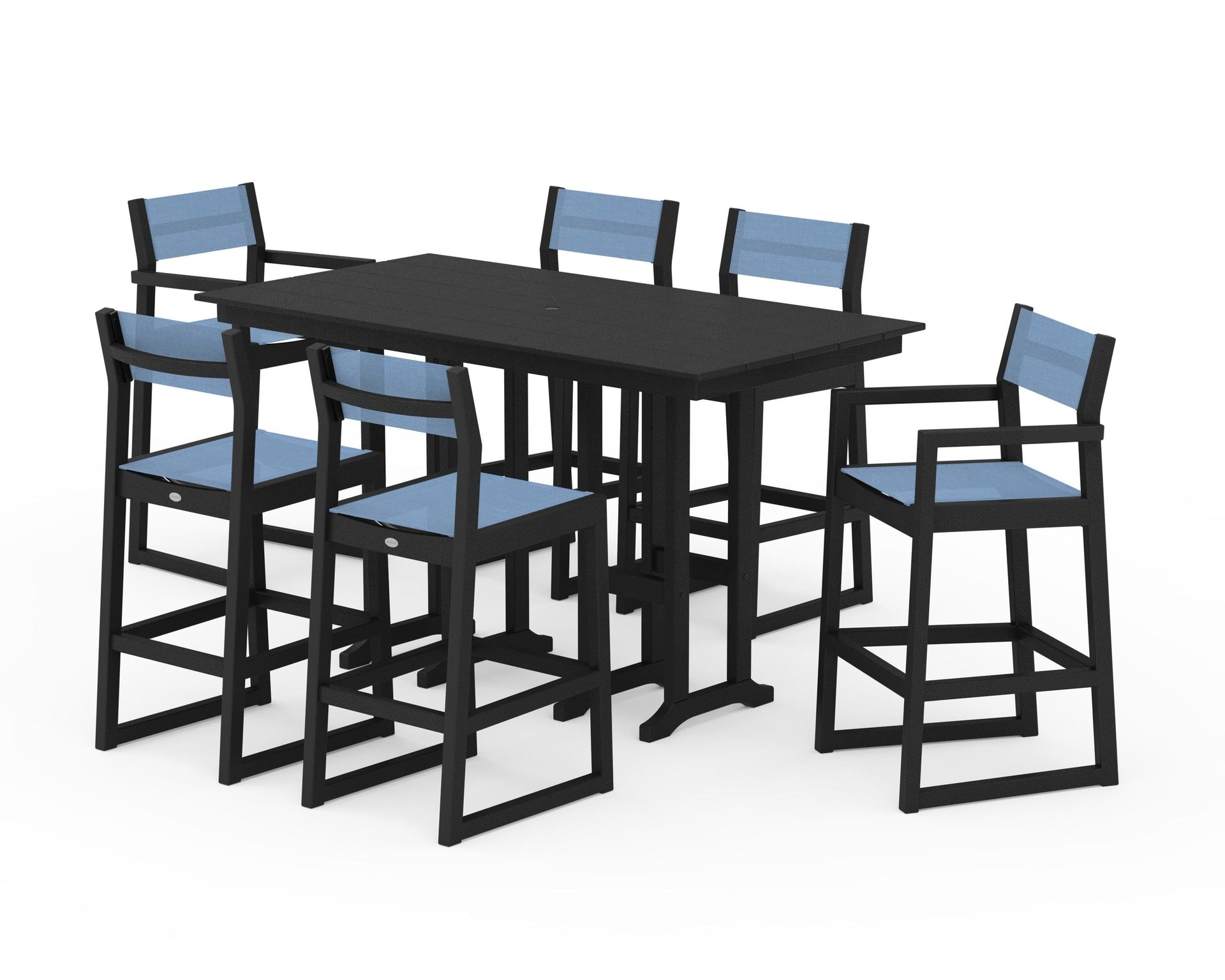 EDGE Sling 7-Piece Farmhouse Bar Set