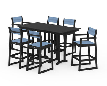EDGE Sling 7-Piece Farmhouse Bar Set