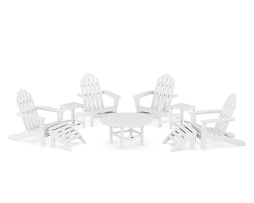 Classic Adirondack Chair 9-Piece Conversation Set