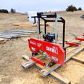 22" Portable Sawmill,  KOHLER 9.5hp 277cc Gasoline Engine,  18" Board Width,  13' Track Length ,  SM-22