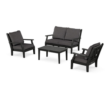 Wovendale 4-Piece Deep Seating Set with Loveseat