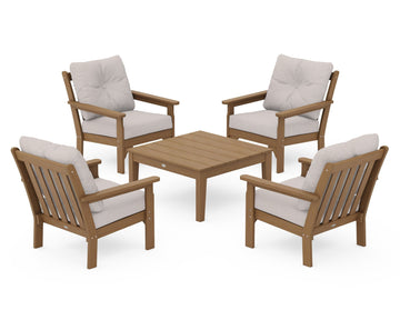 Vineyard 5-Piece Deep Seating Conversation Set