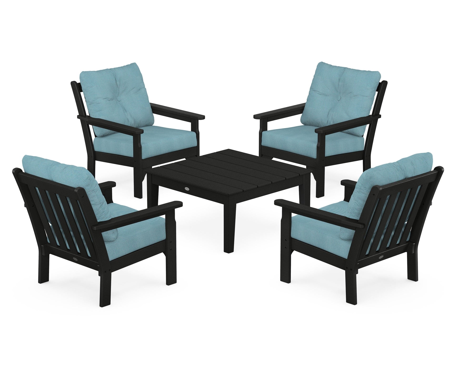Vineyard 5-Piece Deep Seating Conversation Set