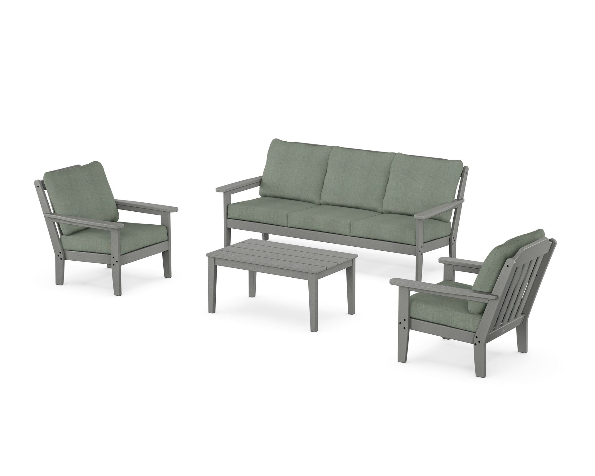 Cottage 4-Piece Deep Seating Set with Sofa