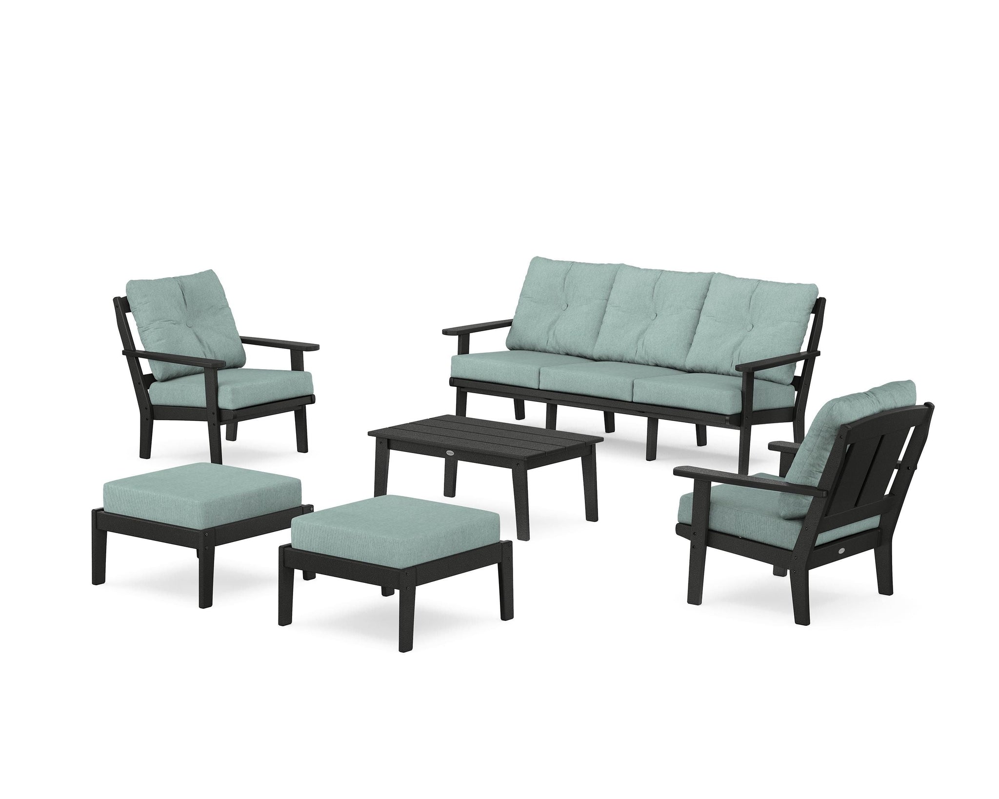 Mission 6-Piece Lounge Sofa Set