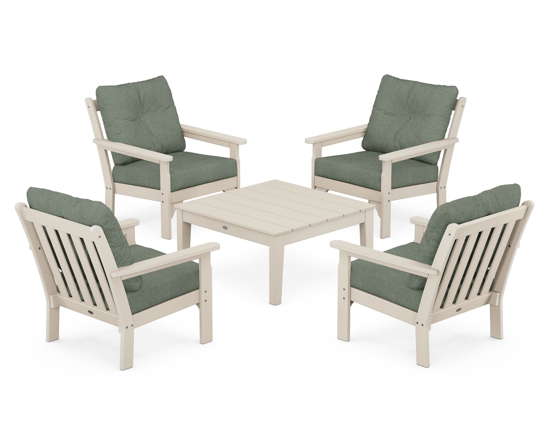 Vineyard 5-Piece Deep Seating Conversation Set