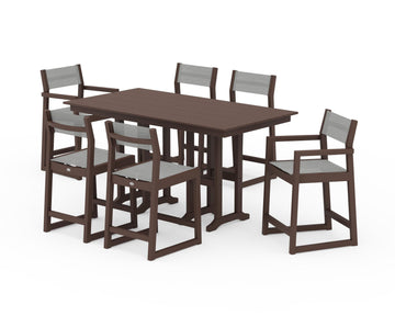 EDGE Sling 7-Piece Farmhouse Counter Set