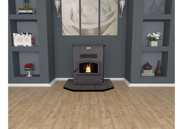 Breckwell SP1000 Big E Pellet Stove with 120CFM Blower 400-2,200 Sq. Ft 47,000 BTUs Scratch and Dent
