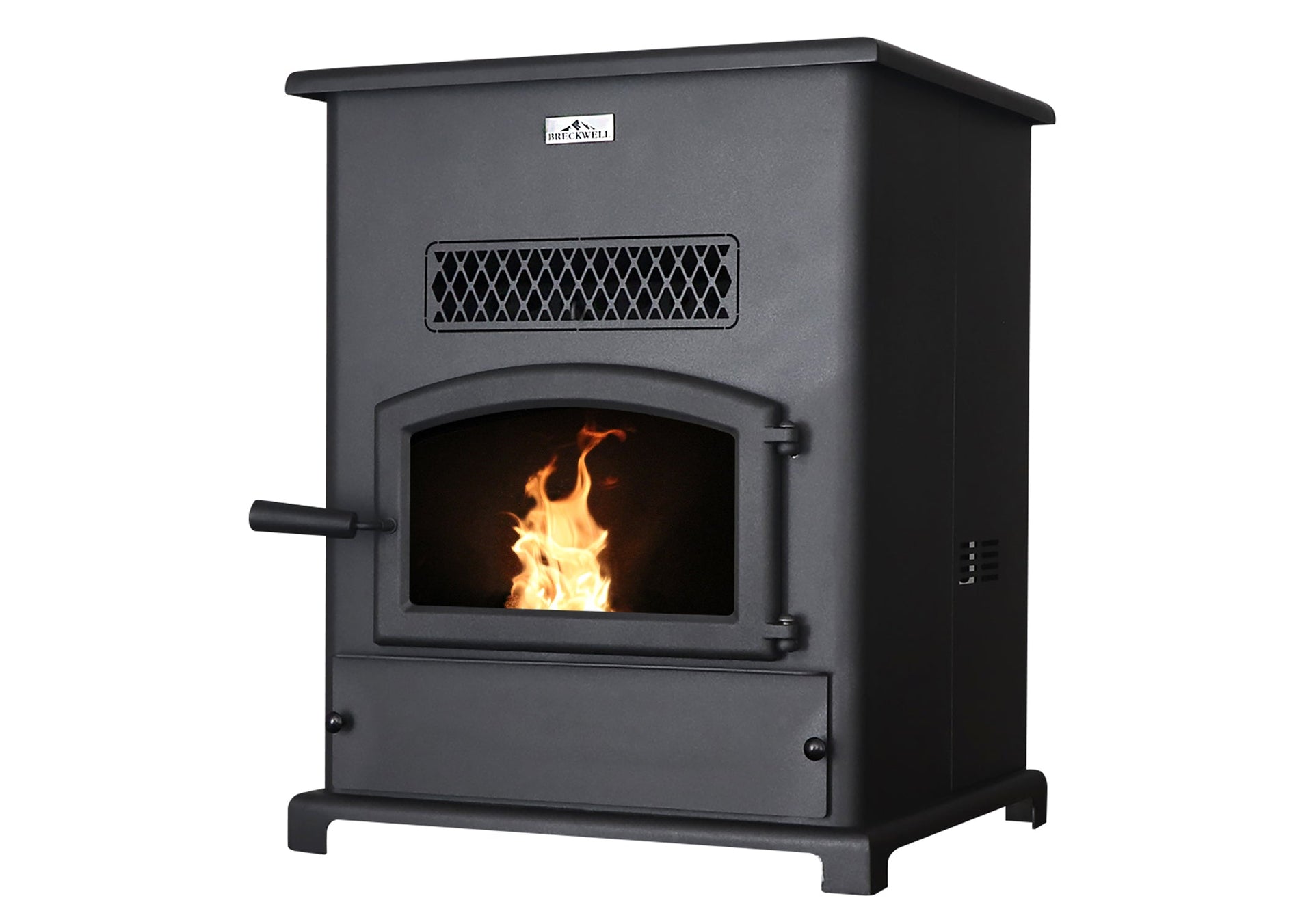 Breckwell SP1000 Big E Pellet Stove with 120CFM Blower 400-2,200 Sq. Ft 47,000 BTUs Scratch and Dent