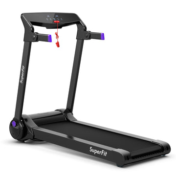 Costway 3HP Folding Electric Treadmill Bluetooth Speaker 58697023 New
