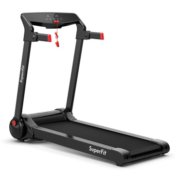 Costway 3HP Folding Electric Treadmill Bluetooth Speaker 58697023 New