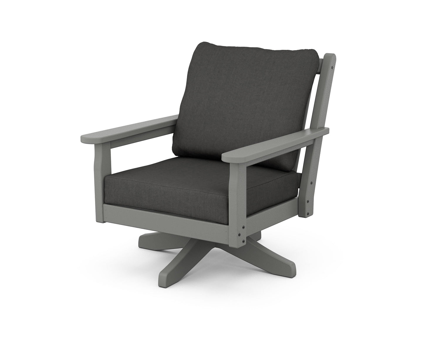 Chippendale Deep Seating Swivel Chair