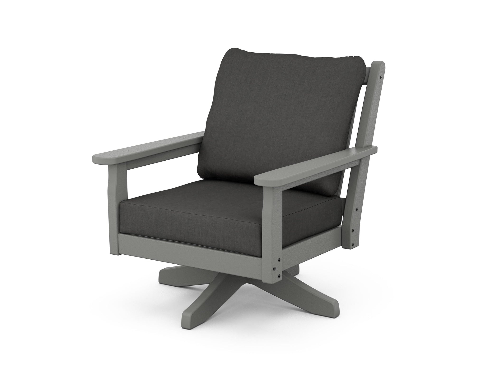 Chippendale Deep Seating Swivel Chair