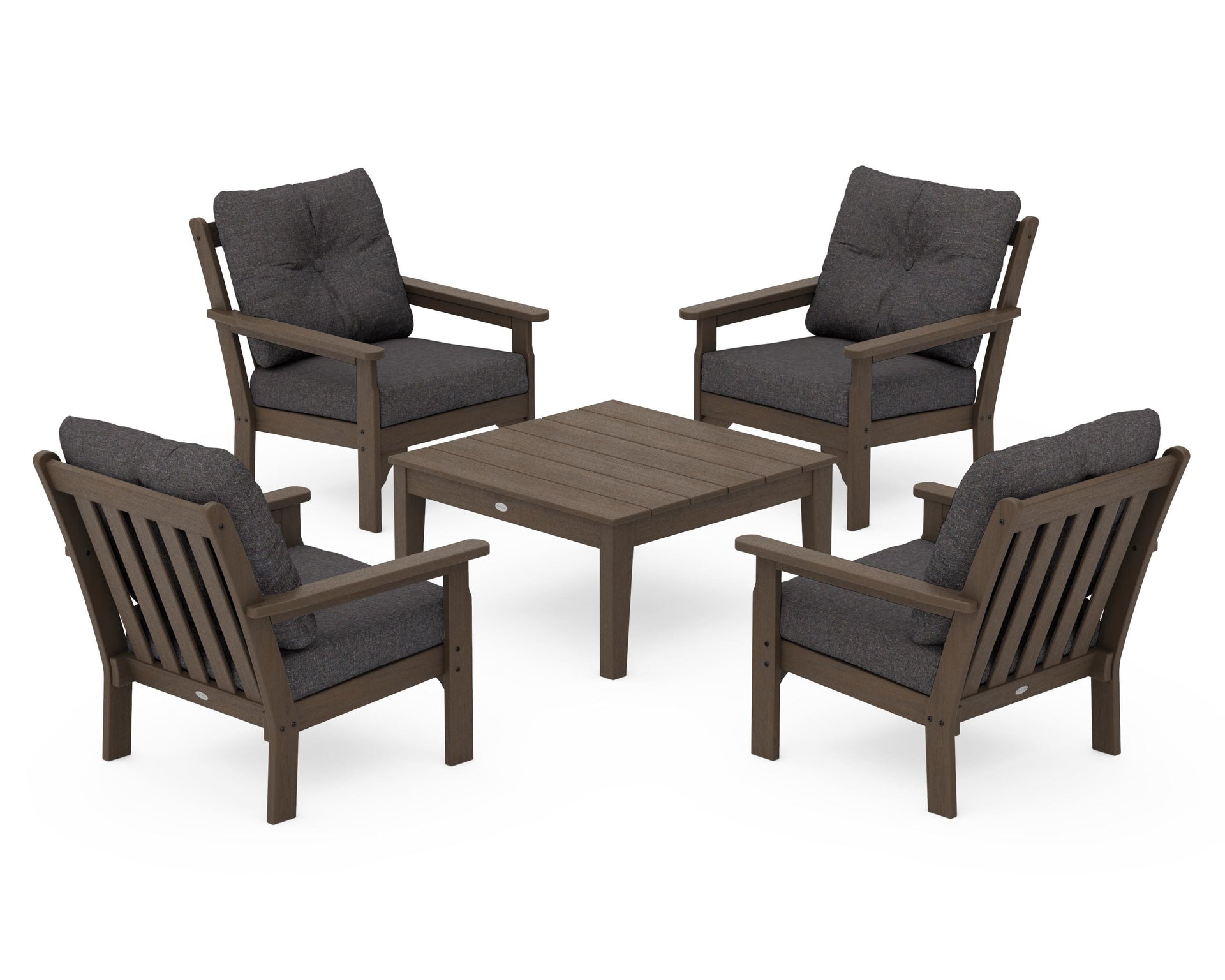Vineyard 5-Piece Deep Seating Conversation Set