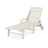 Cottage Chaise with Arms and Wheels