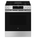 GE® 30" Slide-In Front Control Gas Range with Crisp Mode