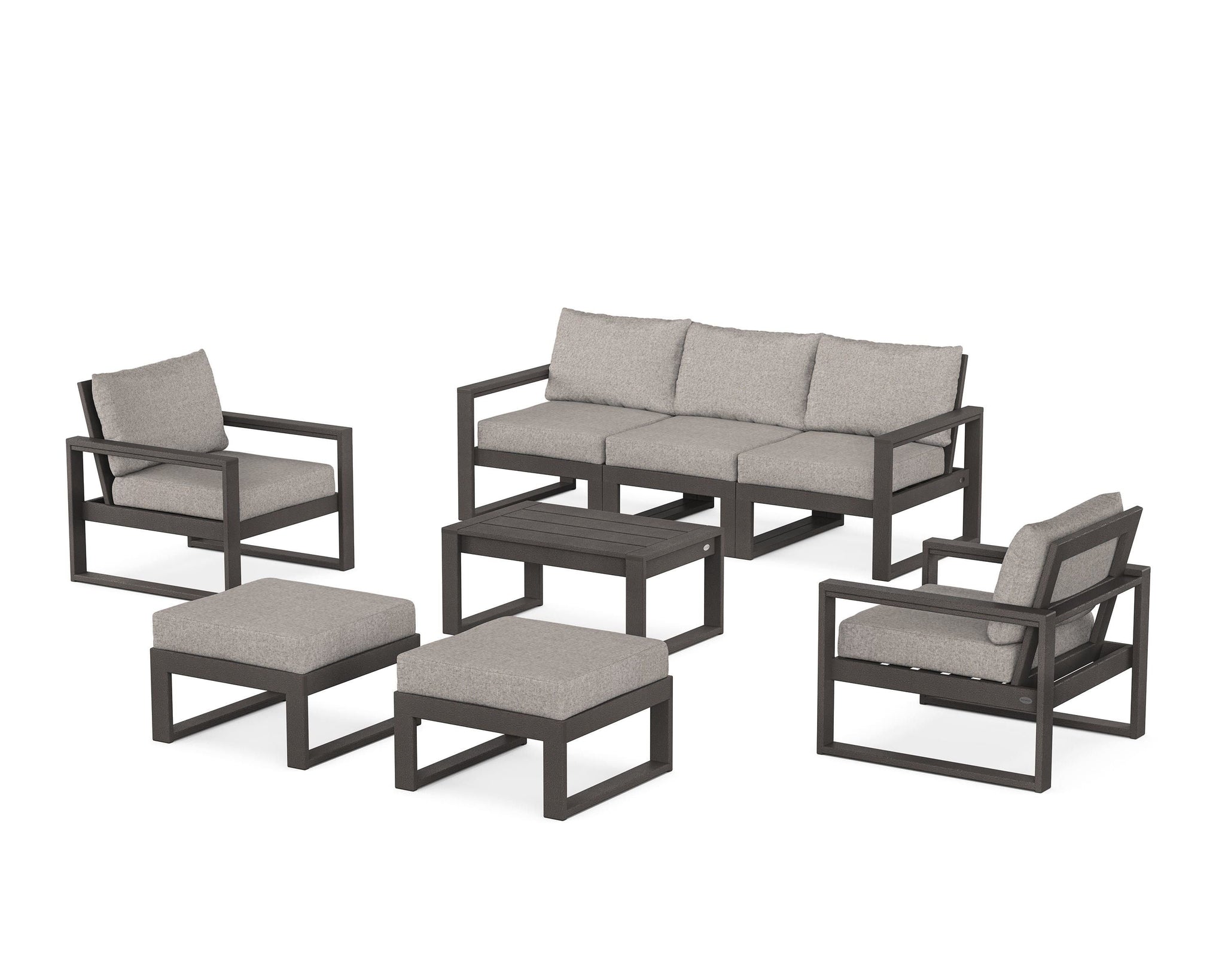 EDGE Sectional 8-Piece Lounge Sofa Set