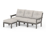 Vineyard 4-Piece Sectional with Ottoman