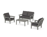 Cottage 4-Piece Deep Seating Set with Loveseat