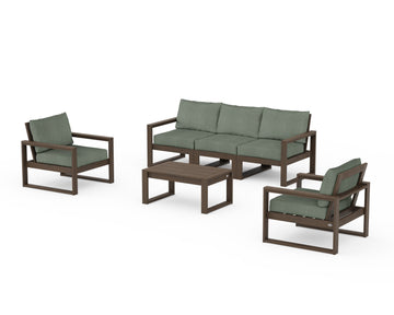 EDGE Sectional 4-Piece Deep Seating Set with Sofa