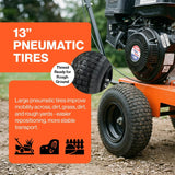 Super Handy GUO151 Stump Grinder 15 HP 420cc Gas Powered 8 Teeth Towable 13" Tires New