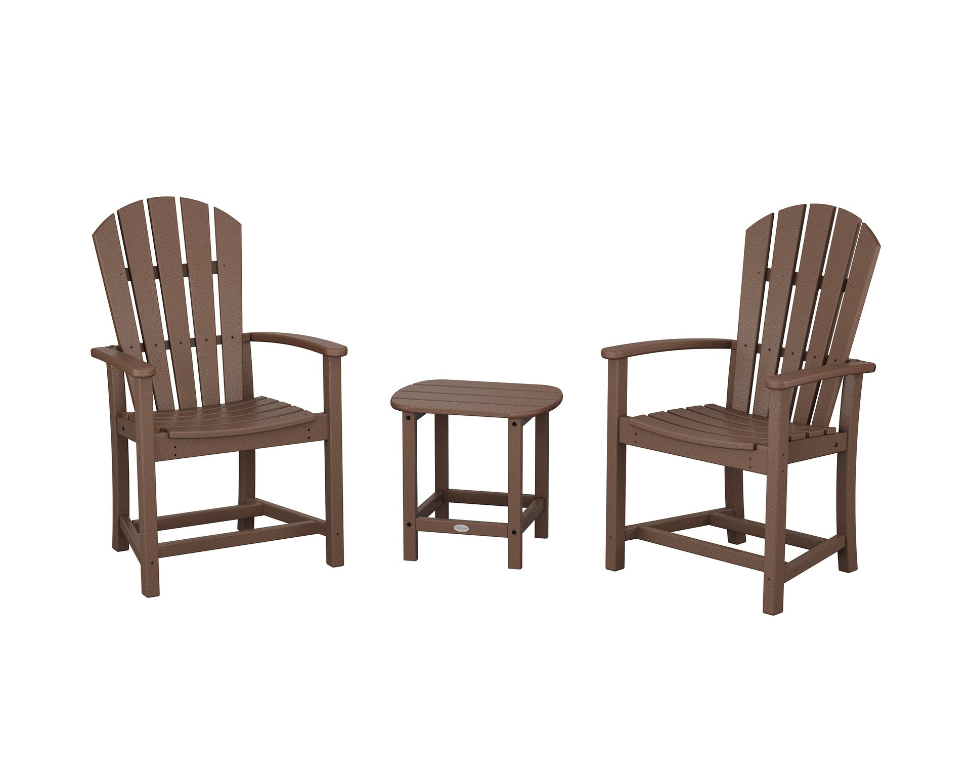 Palm Coast 3-Piece Upright Adirondack Chair Set