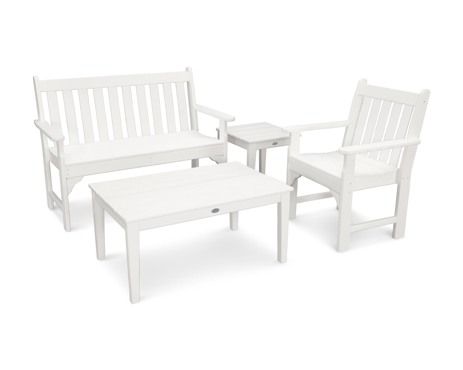 Vineyard 4-Piece Bench Seating Set
