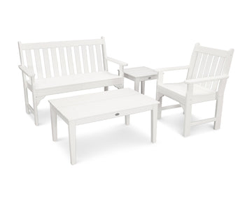 Vineyard 4-Piece Bench Seating Set
