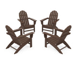 Vineyard 4-Piece Adirondack Conversation Set