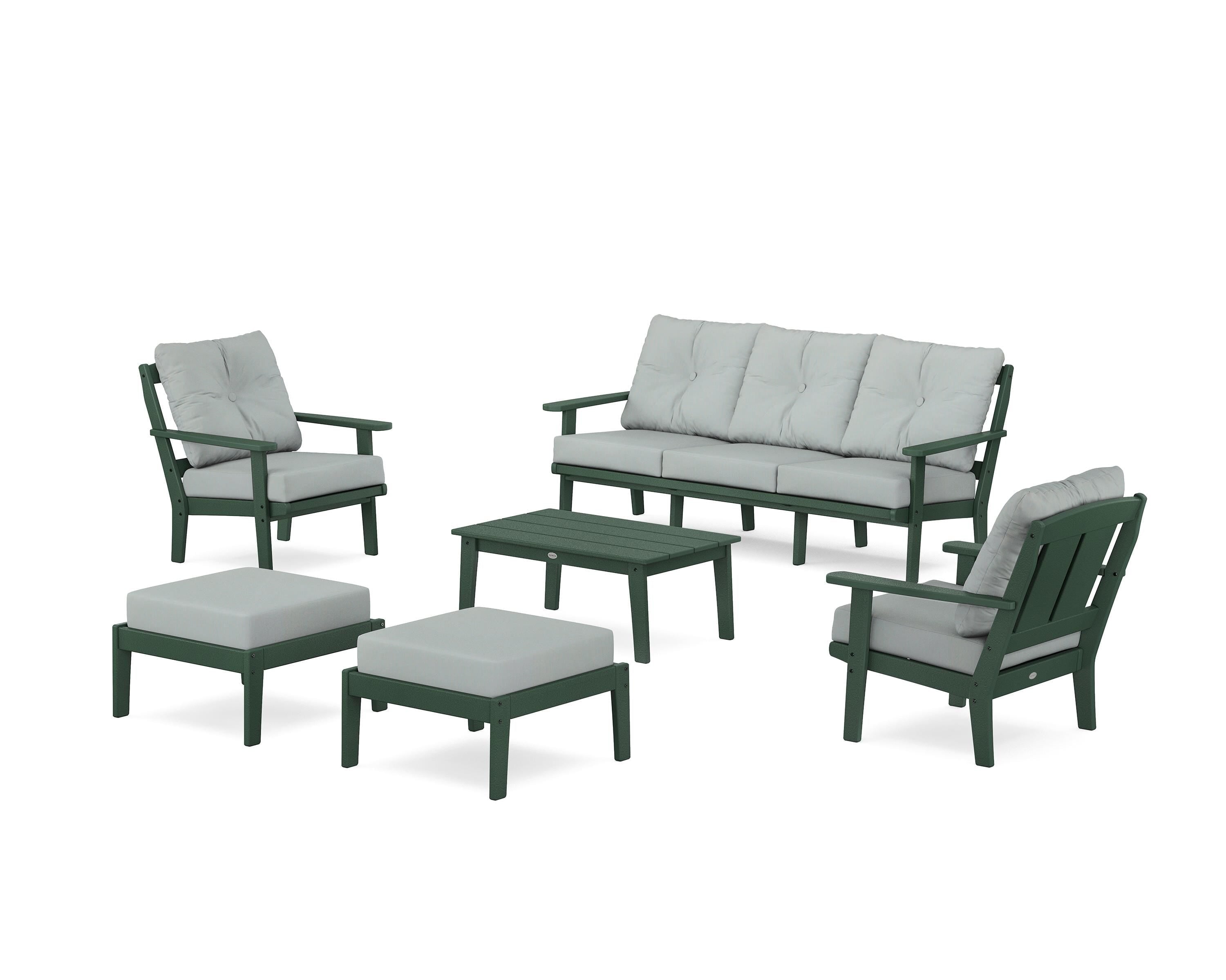 Mission 6-Piece Lounge Sofa Set