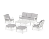 Chinoiserie 6-Piece Lounge Sofa Set