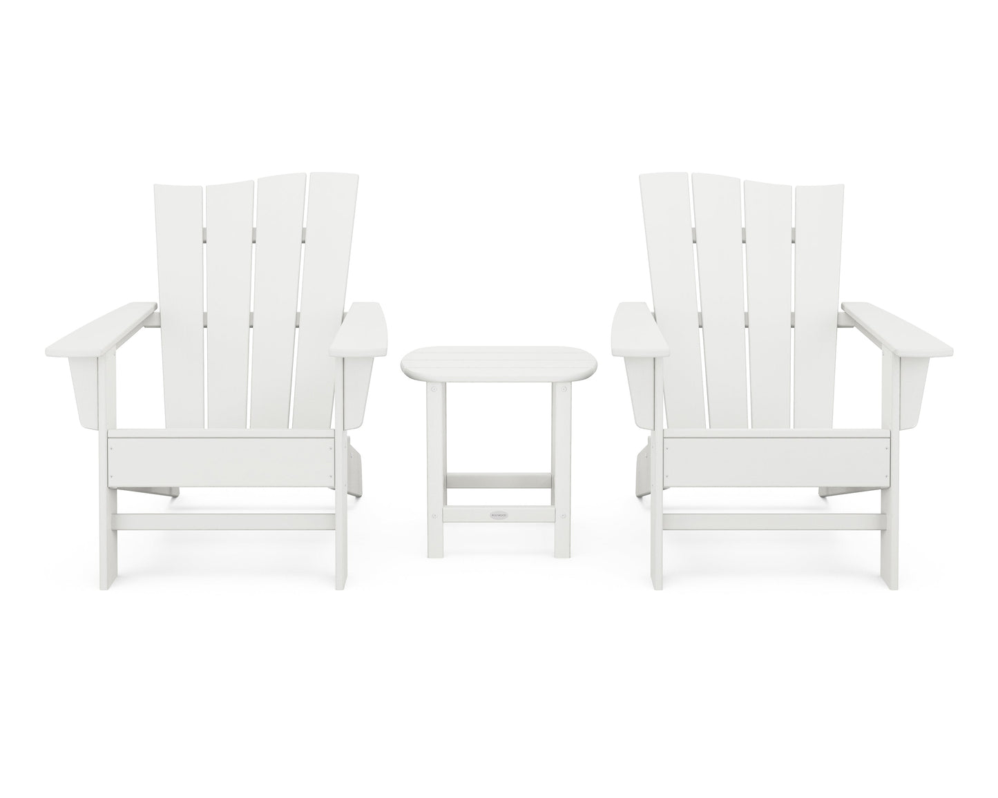 Wave 3-Piece Adirondack Chair Set