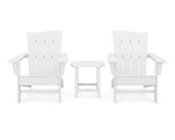 Wave 3-Piece Adirondack Chair Set