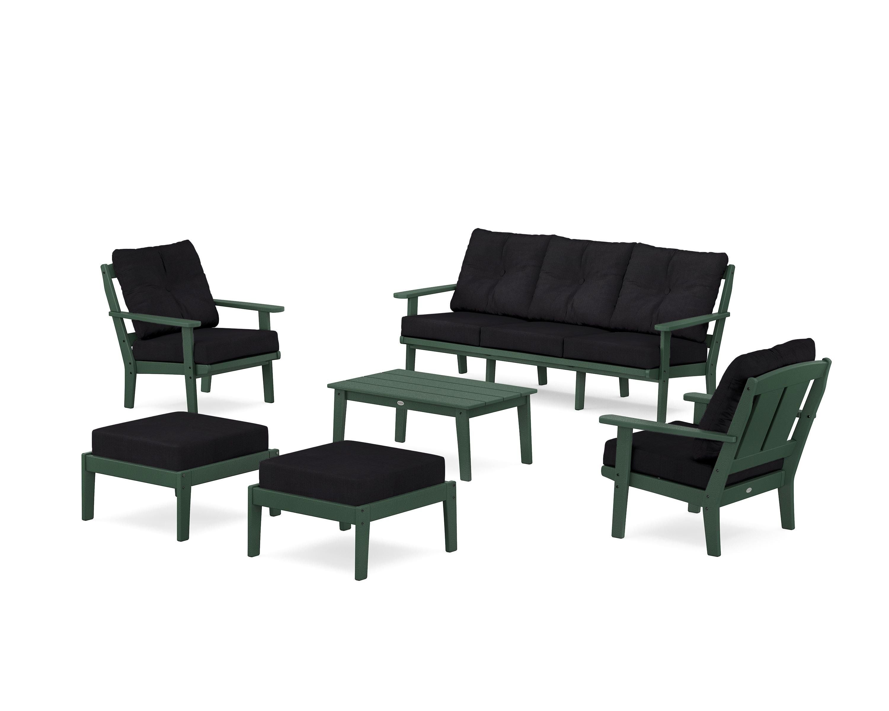 Mission 6-Piece Lounge Sofa Set