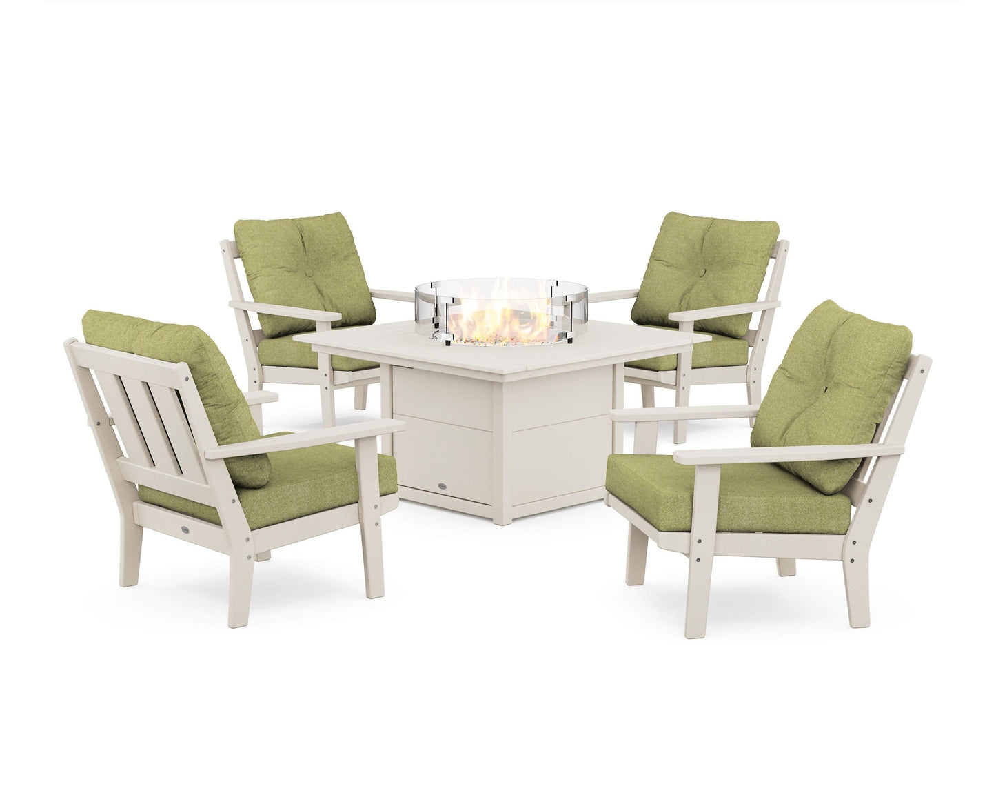 Oxford 5-Piece Deep Seating Set with Fire Pit Table