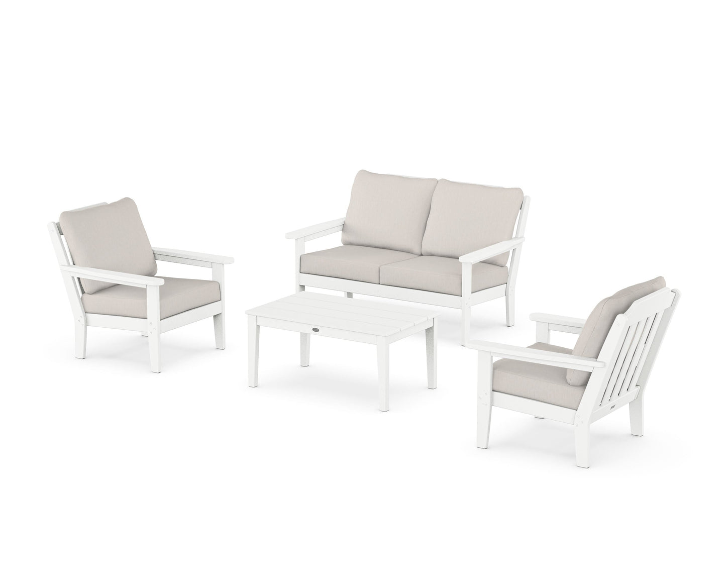 Cottage 4-Piece Deep Seating Set with Loveseat