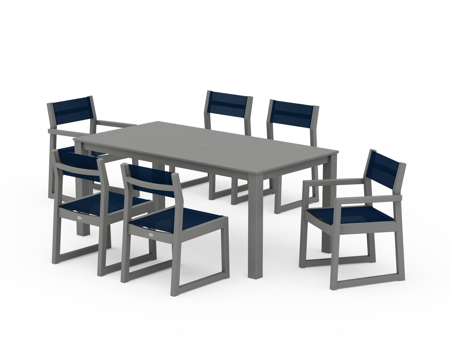EDGE Sling 7-Piece Parsons Dining Set