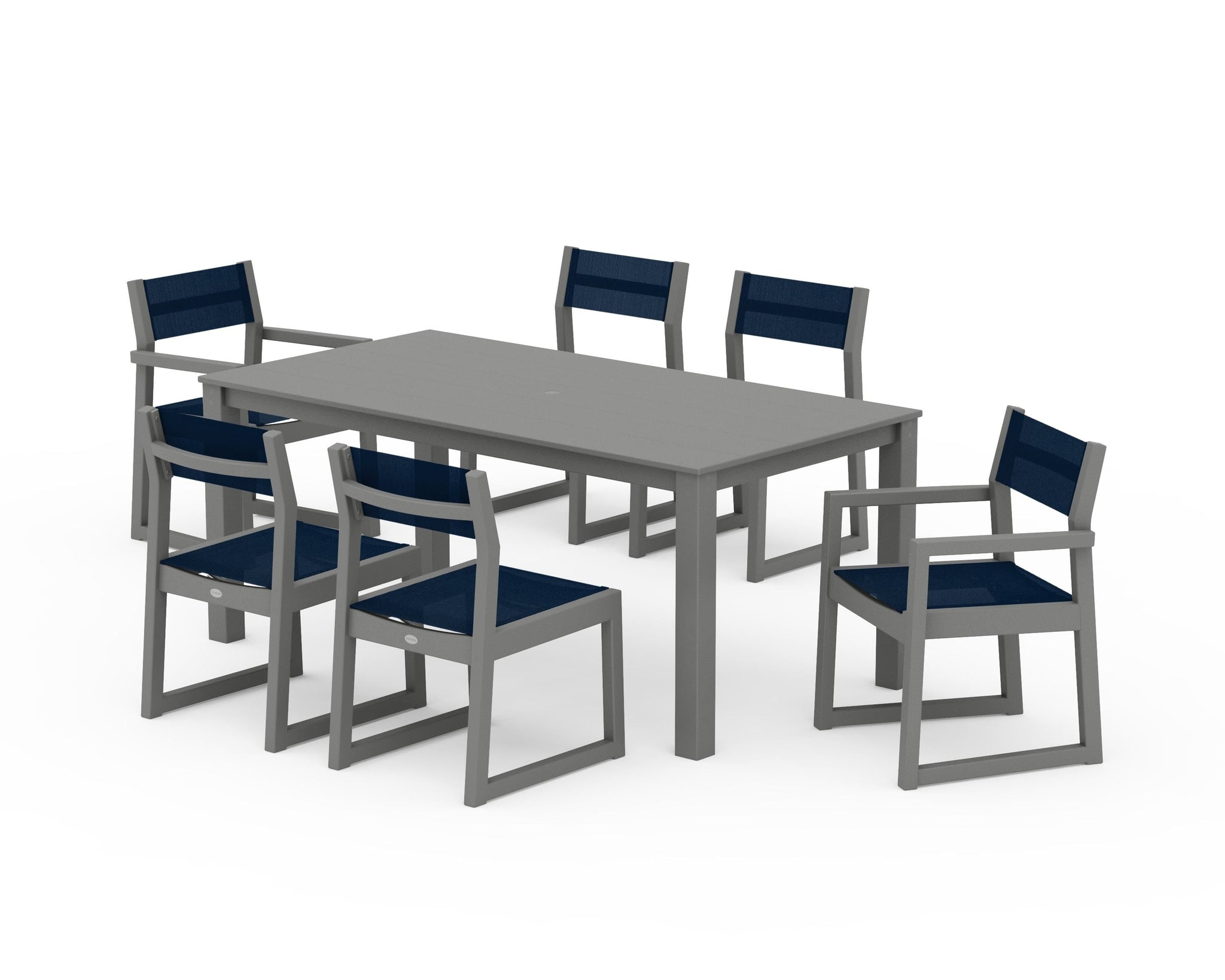 EDGE Sling 7-Piece Parsons Dining Set